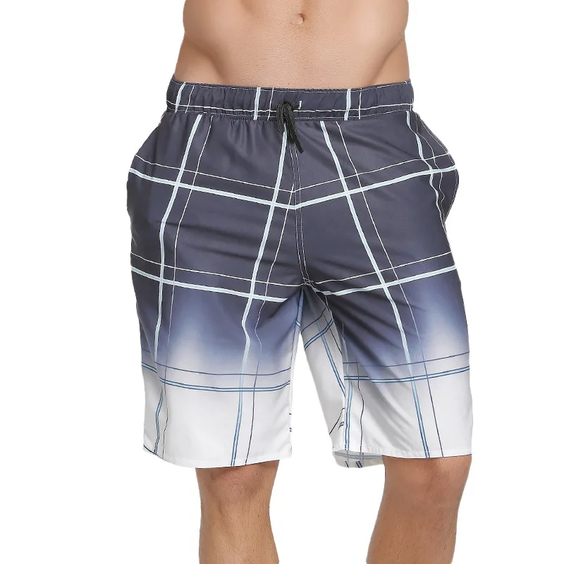 

2020 Sbart Men's Beach Shorts Swimming beach pants Swimsuits New Loose Straight Comfortable Quick Dry Men Summer Large Size 3xl