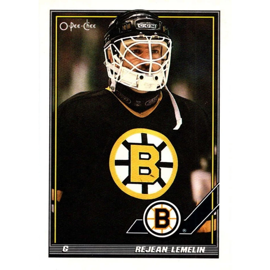 O-Pee-Chee 1991 Коллекционная хоккейная карточка №497 Rejean Lemelin | Игрушки и хобби