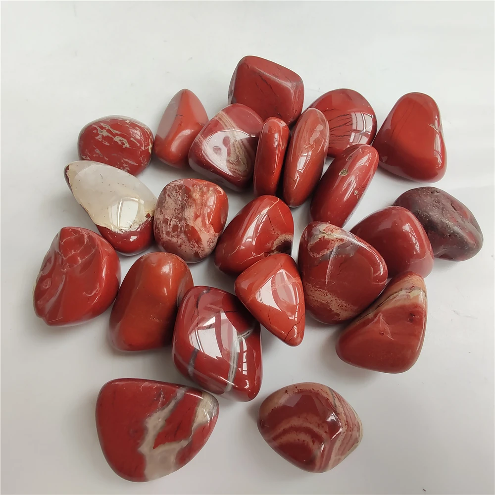 Камни для аквариума 20-40 мм красная яшма полированный камень исцеление