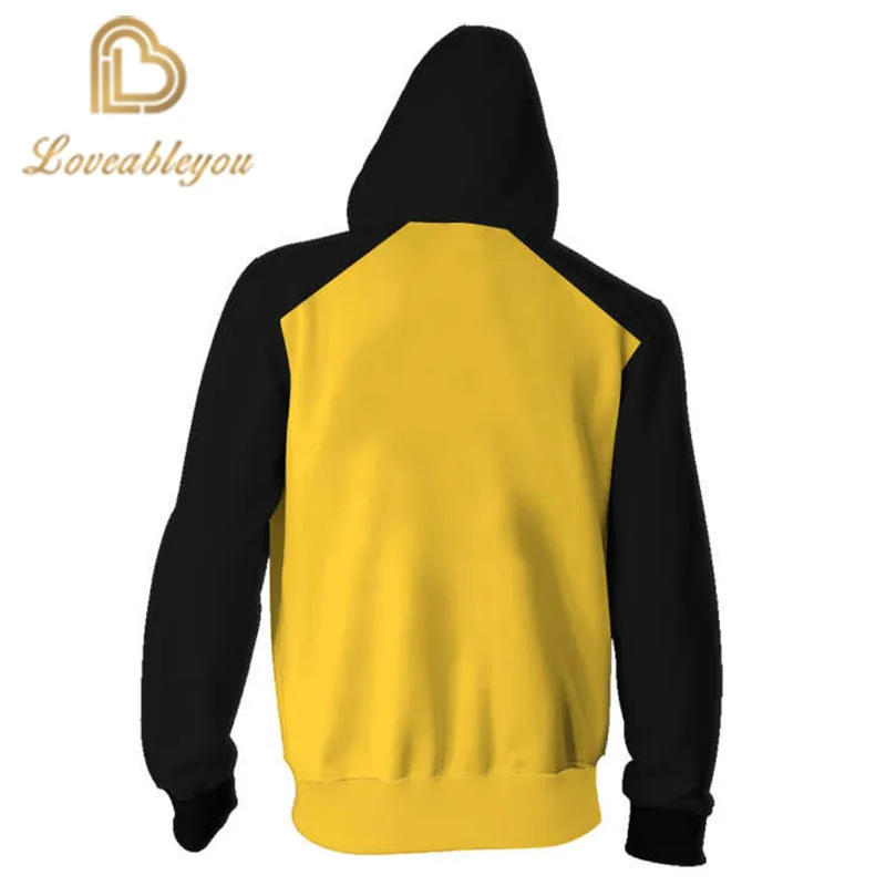 Костюм для косплея Аниме Закон 3D на молнии уличная одежда толстовки с капюшоном