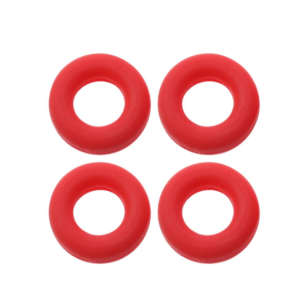 red 4 шт, круглые очки Ушные крючки s очки спортивные дужки для очков, противоскользящий силиконовый рукояти для детей и взрослых мягкие Ушные крючки - Цвет: red