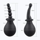 Силиконовая клизма WETIPS для мужчин, женщин, мужчин, интимная мойка, прямая вставка, мойка клизмы, домашний анальный очиститель для душа