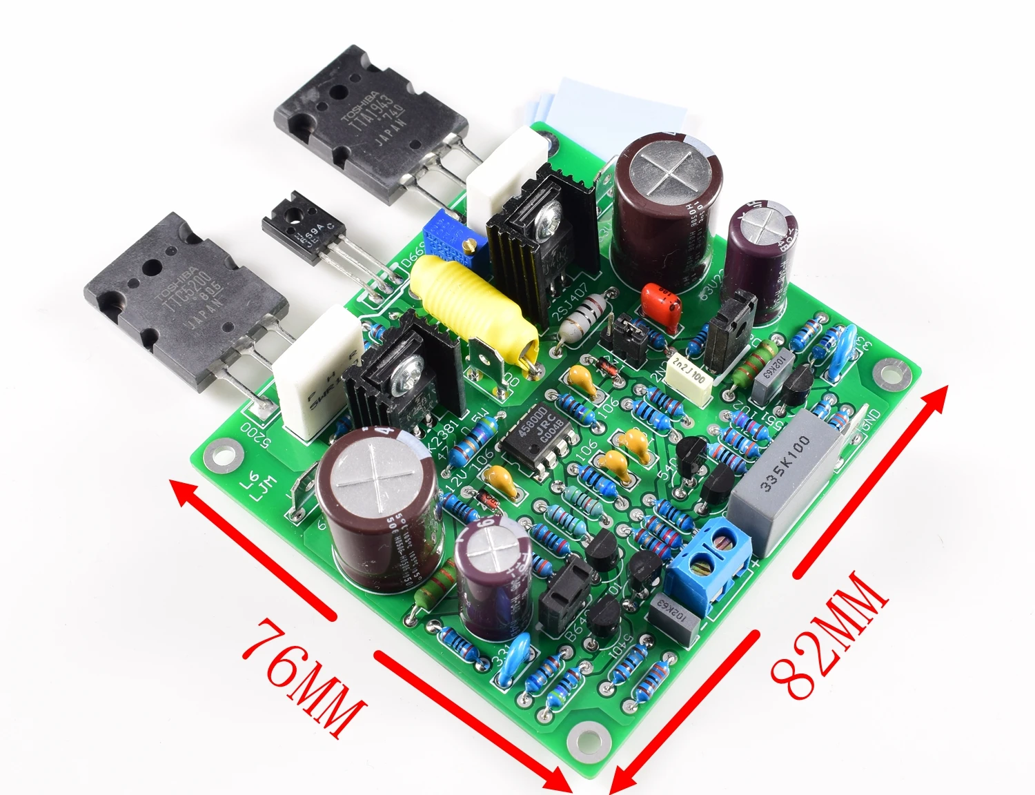2 шт. E210 50-150 Вт 8 Ом Золотой голос DIY Accuphase модифицированная версия готовая Плата