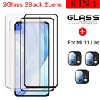 Закаленное стекло для Xiaomi Mi 11 Lite, Защитная пленка для задней панели, Гидрогелевая пленка для камеры Xiaomi Mi 11 Lite 5G