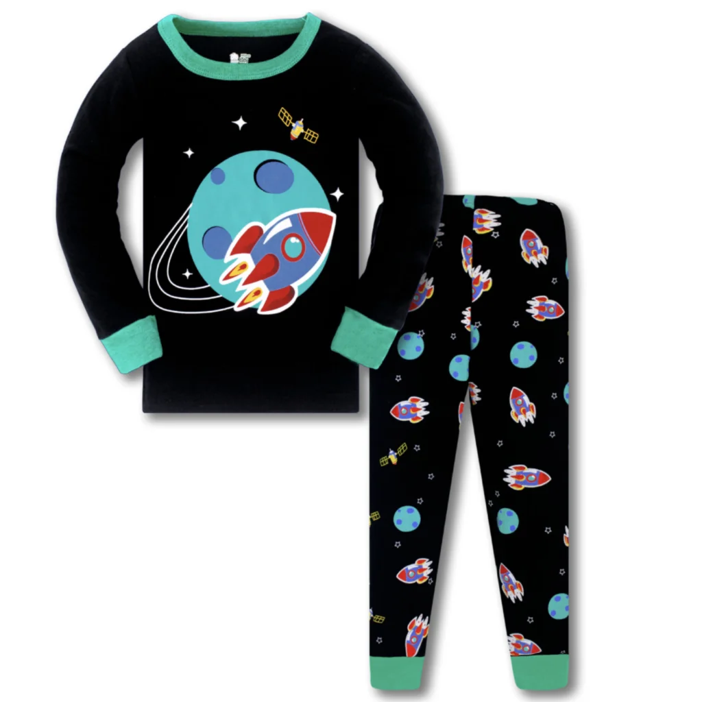 

Dream Big Pajamas For Boys Kids Shark Sleepwear Children Animal Nightwear Christmas Pyjamas Children's Clothing for 3-8 Y