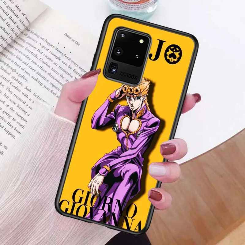 

JoJo's Bizarre Adventure for Samsung S20 FE Ultra Plus A91 A81 A71 A51 A41 A31 A21 A11 A72 A52 A12 Soft Black Phone Case