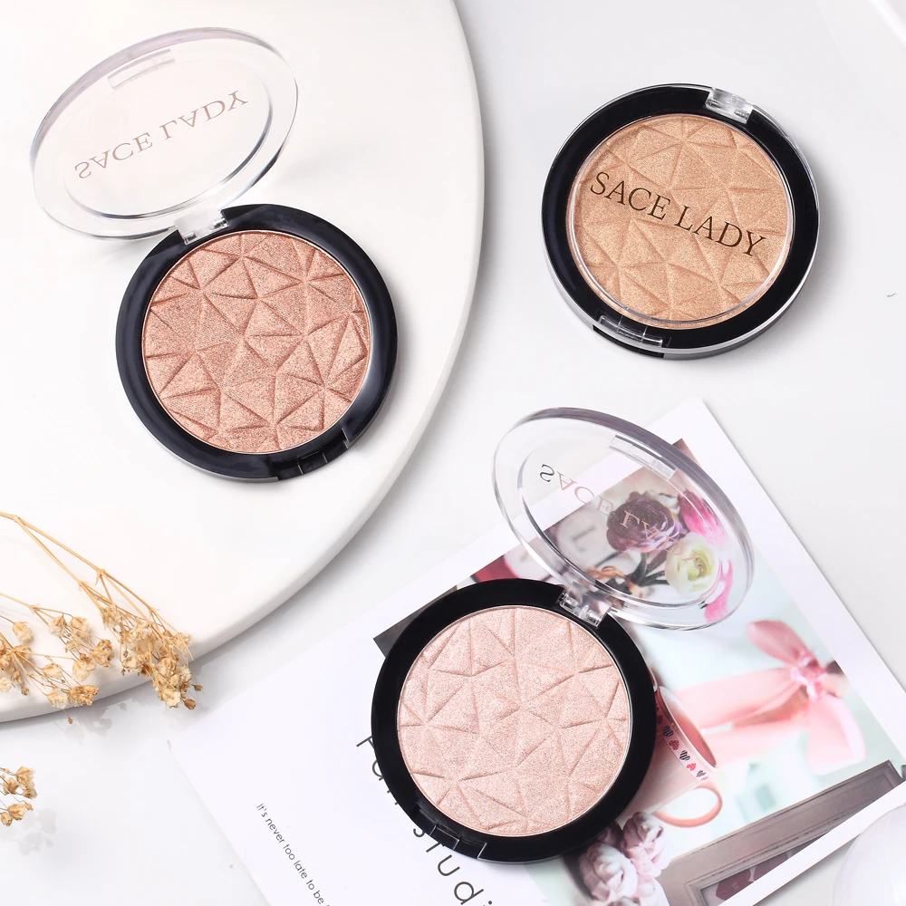 3 цвета блеск для лица контурного макияжа пудра осветитель хайлайтер