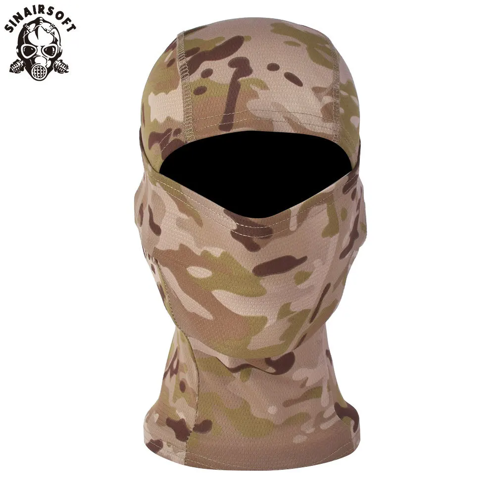 SINAIRSOFT воздухопроницаемая тактическая маска для страйкбола, пейнтбола, маска для всего лица, мотоциклетные охотничьи шапки LY1300