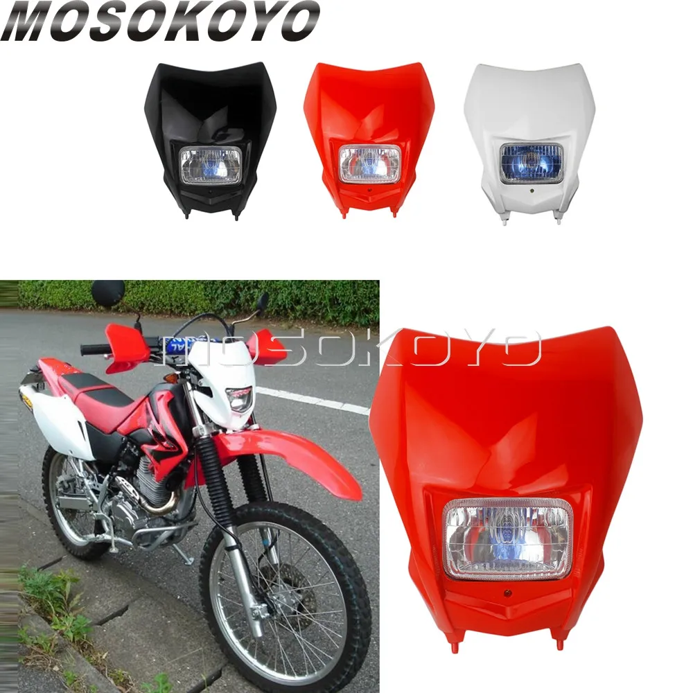

Motocross MX Enduro Headlight For Honda CRF150F CRF230F Supermoto Dirt Bike Headlamp Universal For Yamaha Suzuki2015-2020