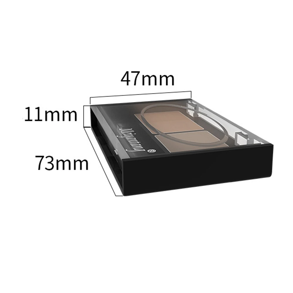 

Double Color Eyebrow Powder Eyebrow Enhancer Natural Long Lasting Waterproof Cosmetic Palette Nasal Shadow Beauty Makeup
