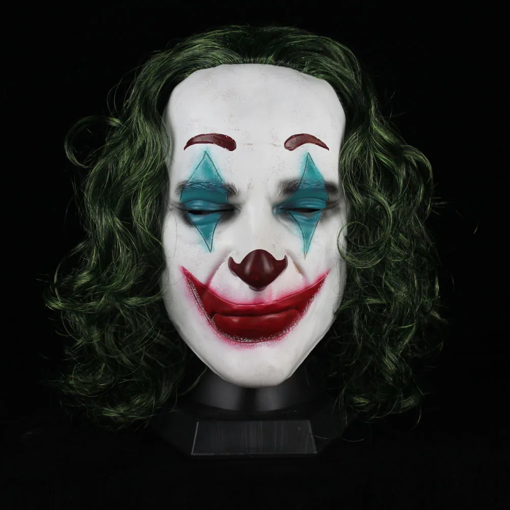Joker002 Фильм Джокер Артура флека Косплей Маска Хоакин Феникс маски Хэллоуин Карнавал вечерние реквизит - Цвет: Joker002