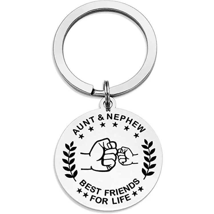 Для семьи ювелирный подарок тетей и ее племянником Best Friend для брелок жизнь