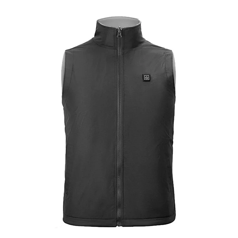 PARATAGO Электрический жилет с подогревом Зимняя Теплая мужская и женская куртка USB