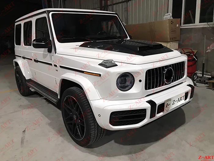 Z-ART капот двигателя из углеродного волокна для G class крышка двигателя из углеродного волокна для G class W464 отделка капота двигателя из сухого углеродного волокна