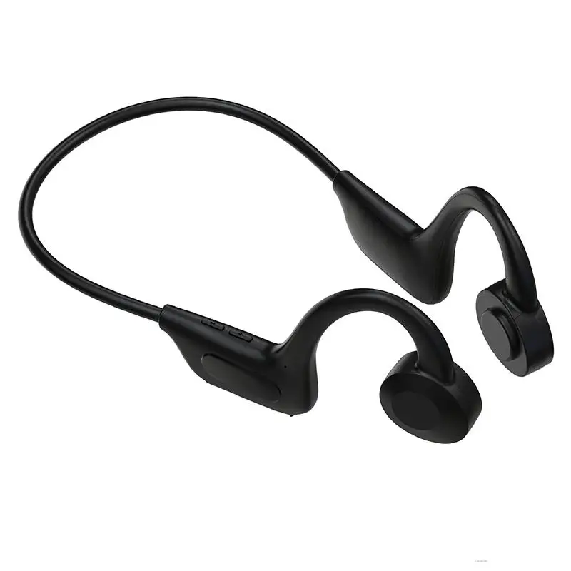 

The New Bone Conduction Wireless Bluetooth Headset Stereo Sound Call Sports Headset Can Insert Memory Card Headset