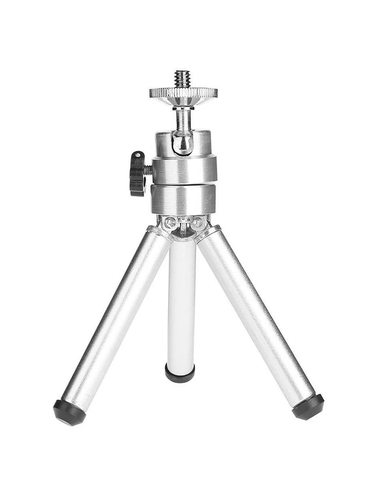 

1PC Mini Aluminum Alloy Desktop Tripod 2 Section Stand Holder for Projector Camera