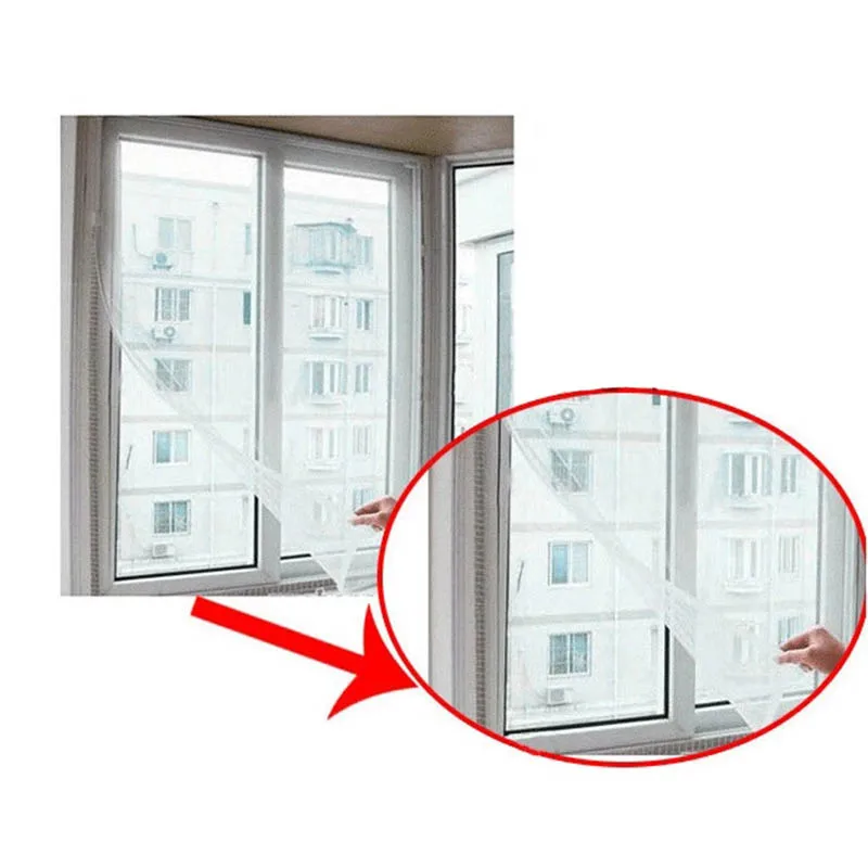 Self-adhesive Window Mesh Net Anti-mosquito DIY Invisible Curtain Durable Pest Control JS21 | Дом и сад