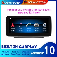 AVGOTOP большой экран Android 10 GPS автомобильный Радио dvd плеер для MERCEDES