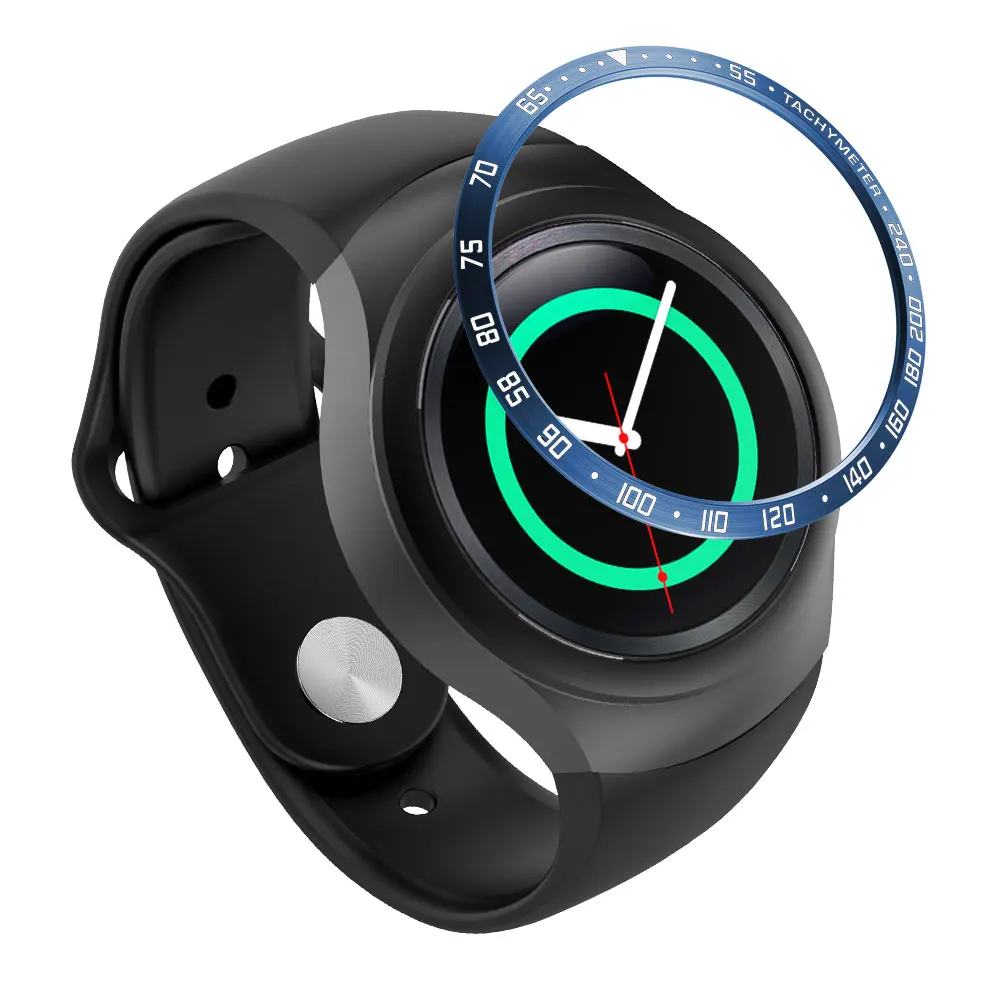 Color E2 Кольцо для samsung Galaxy Watch 42 мм Ringke циферблат Рамка Стиль рамка чехол Защита для samsung gear S2 SM-R720 R720 чехол s - Цвет: Color E2