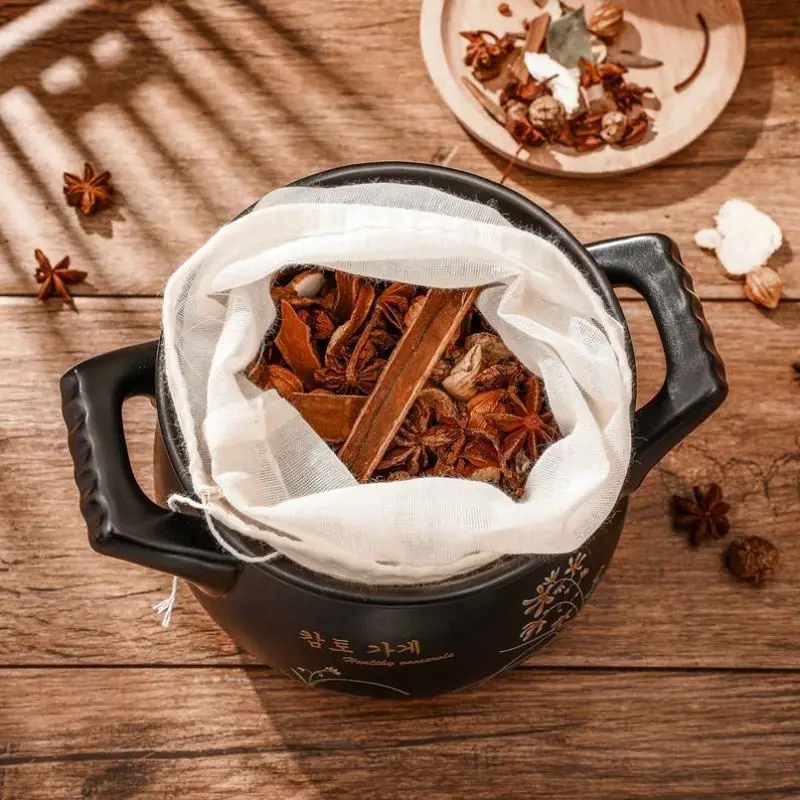 5 шт. хлопок муслин сумка кисет для Домашнего Пива вина пива сито сока овощей Кофе