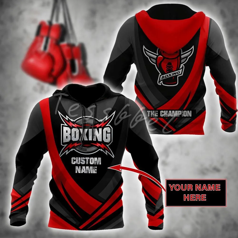 

Tessffel Boxing 3D Print Fashion Man's Sweatshirt Hoodies Zipper Hooded Harajuku Boxer Streetwear Hip Hop Casual Clothing B11