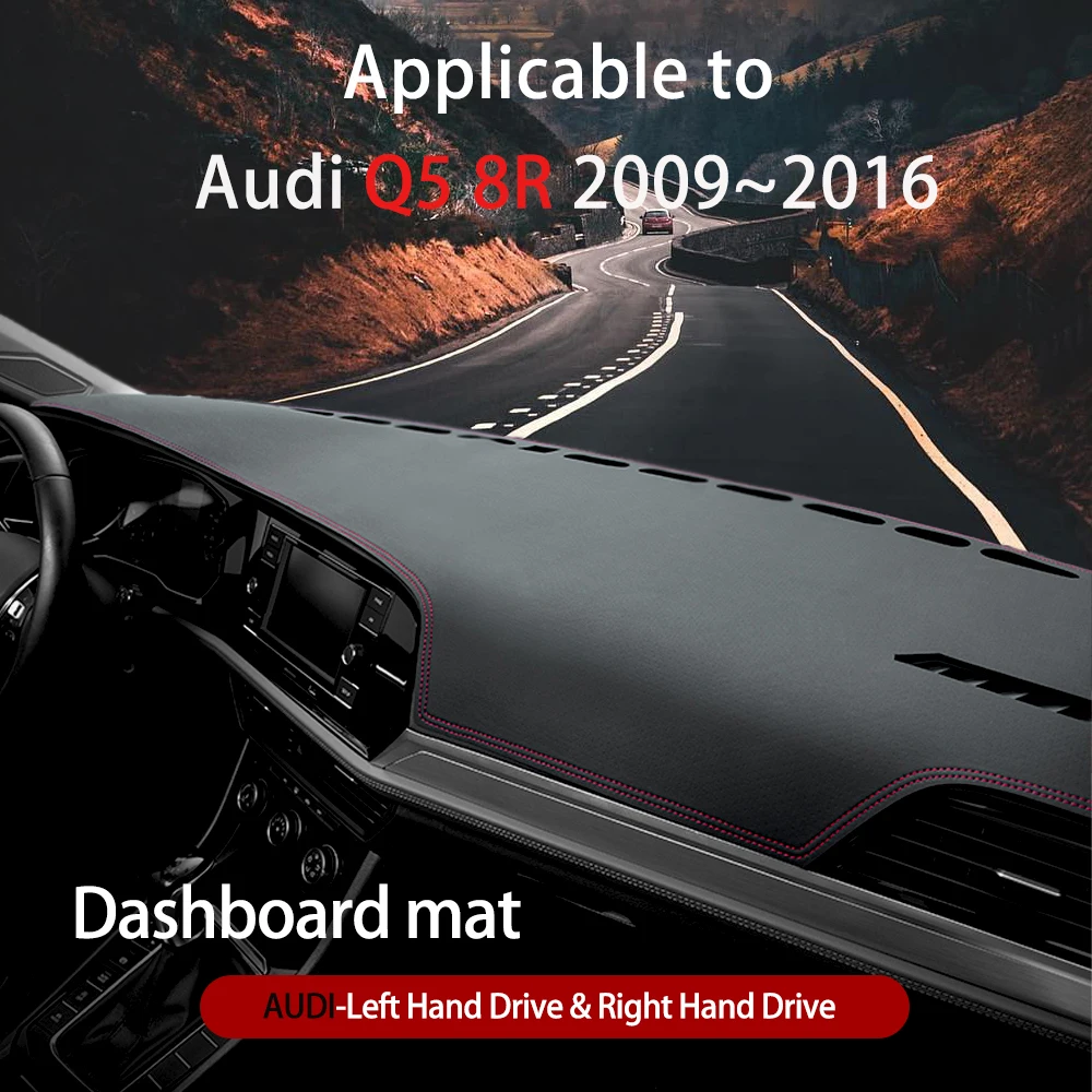 

Противоскользящий коврик для Audi Q5 8R 2009 ~ 2016, накладка на приборную панель, Солнцезащитный коврик, защитный ковер, автомобильные аксессуары ...
