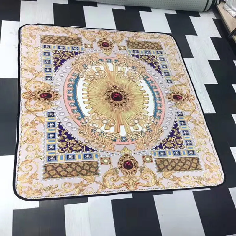 Новинка 2019 модный Европейский стиль черный цвет желтый узор используется для