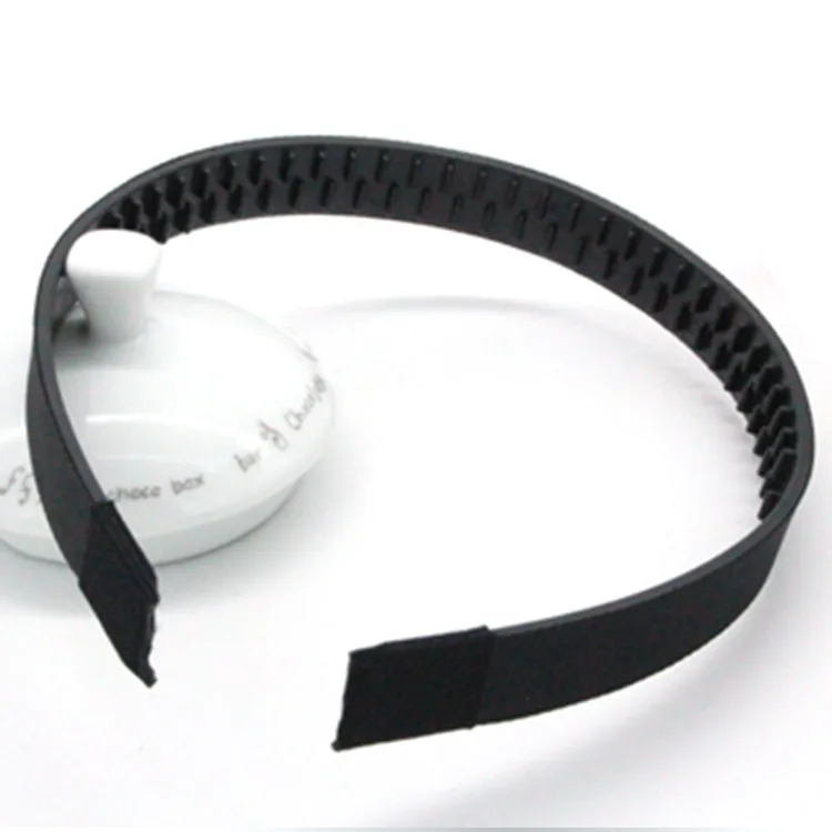 

10 PCS DIY handmade Lady Plastic Tooth Waterproof Headband Hair Hoop Hairband Black