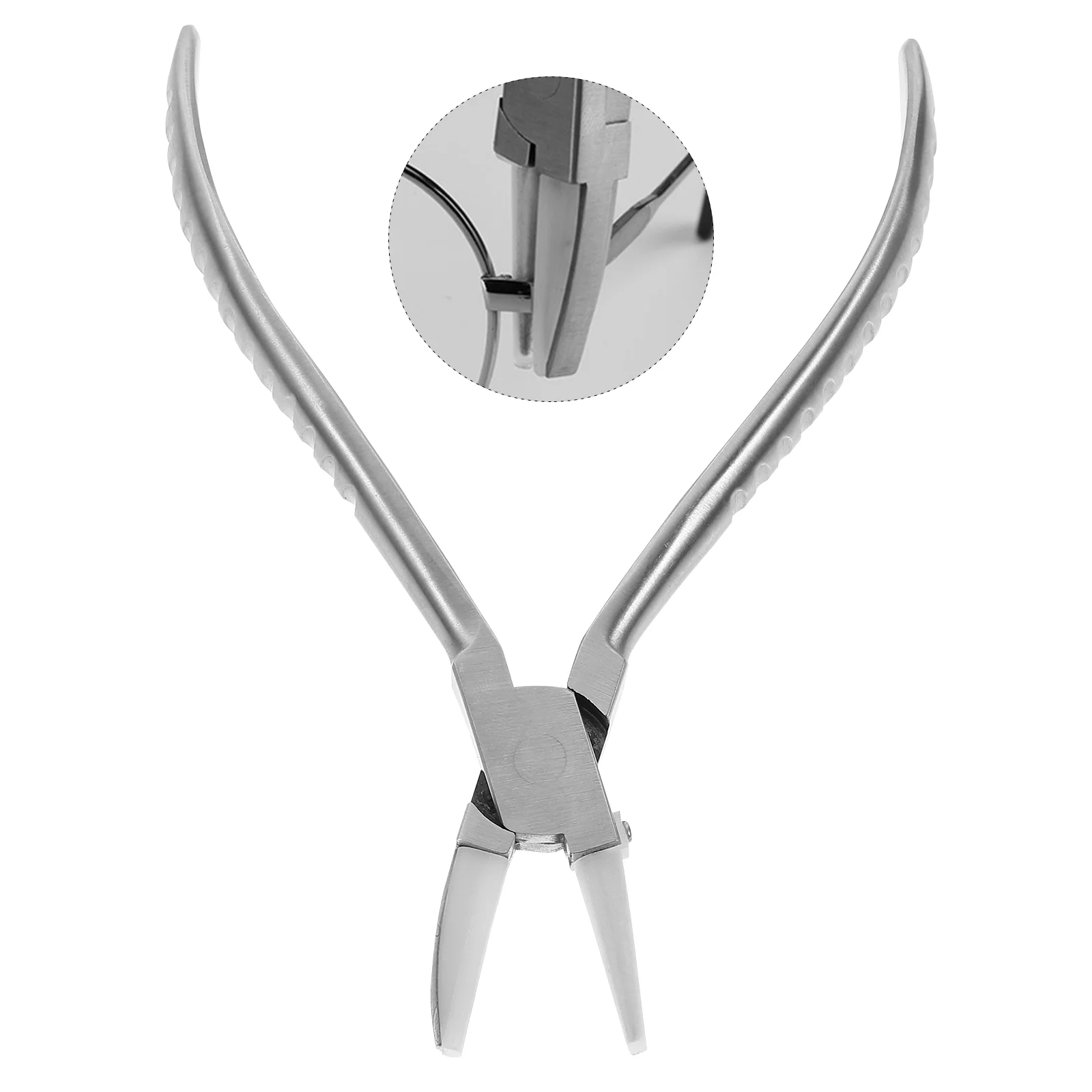 

1 шт., серебряные плоскогубцы для очков