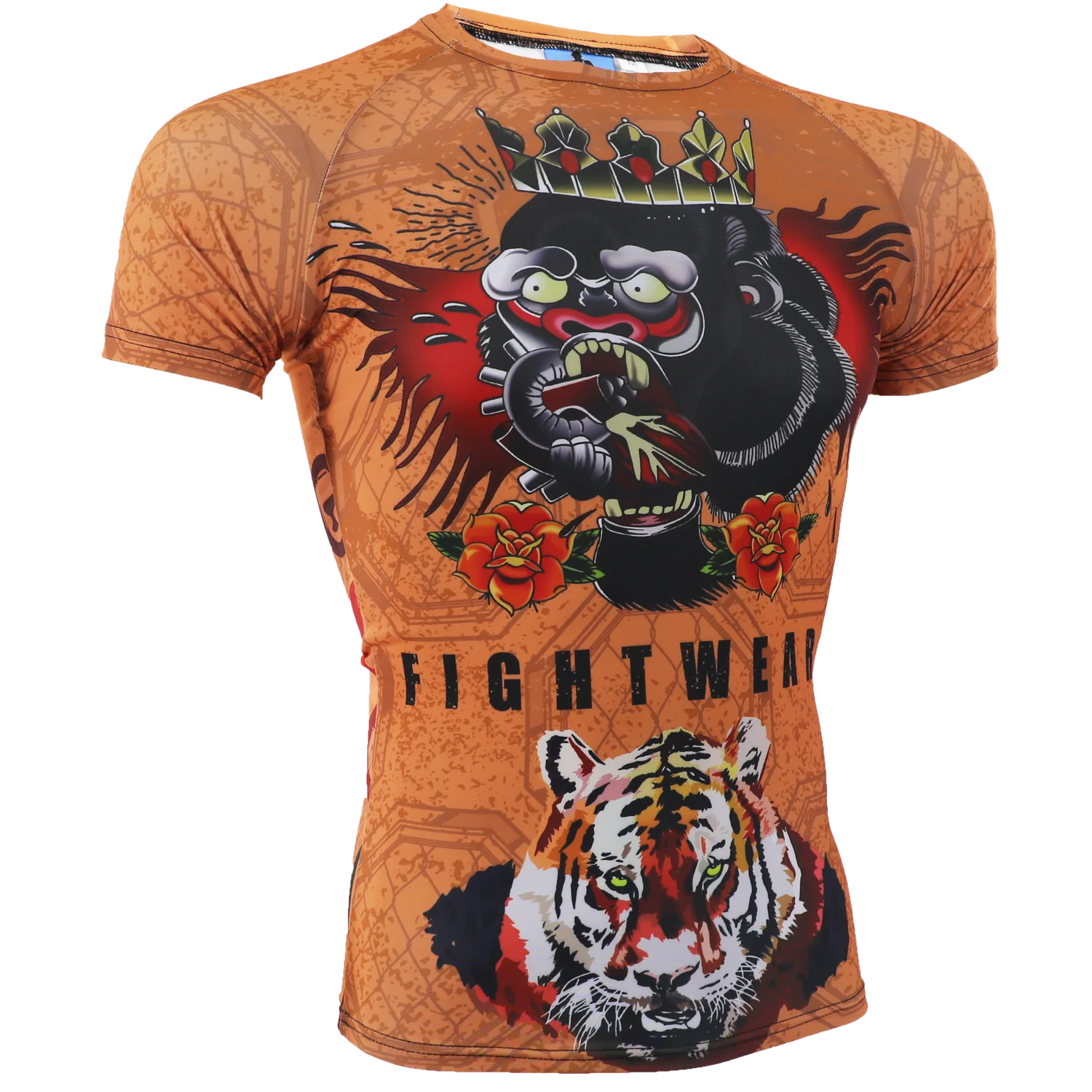 Комбинезон MMA mouth gun Conor боди с коротким рукавом спортивные Смешанные боевые