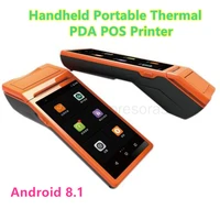 android 8 1 pda thermal printer wireless handheld printer barcode scanners e boleta sii sistema maquina recibo boleto 58mm paper