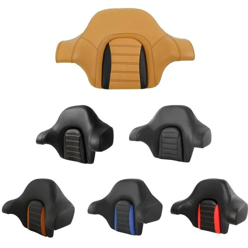 Мотоциклетное 5 стильное сиденье для водителя и пассажира спинка Harley Touring Street Glide