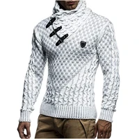 zogaa mens pullovers sweaters warm hedging turtleneck sweater mens casual knitwear slim fit winter sweater male brand clothing