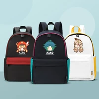 anime genshin impact klee xiao ningguang kawaii cosplay backpack school bag cartoon shoulder bag adults student fashion knapsack