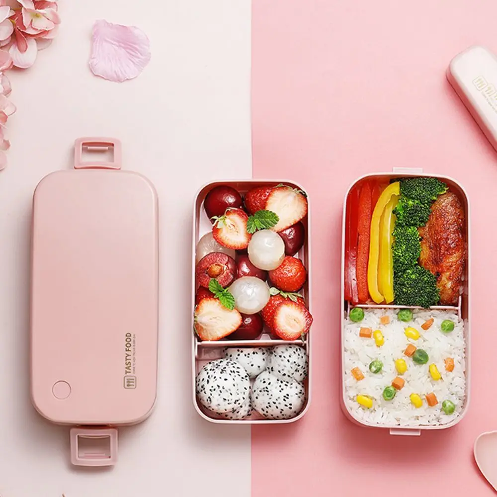 

Eco-Friendly Large Capacity Double-layer Lunch-box Dinnerware Food Container Convenient Tableware Kitchen Accessories