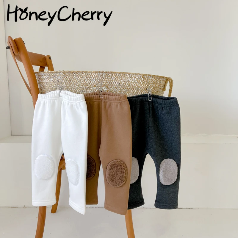 

Утепленные детские леггинсы, новинка зимы 2021, повседневные штаны для малышей, теплые хлопковые леггинсы с начесом