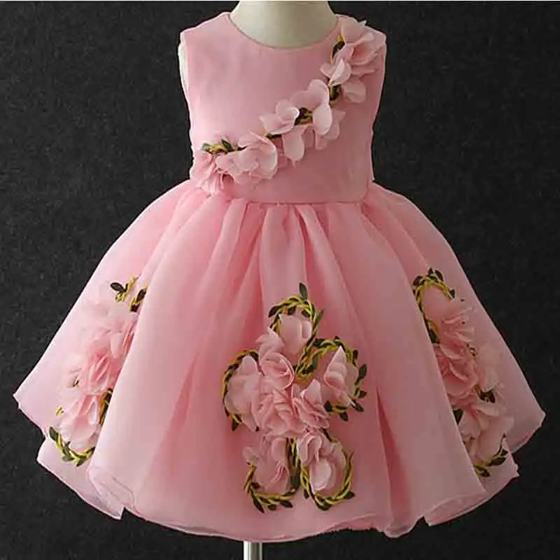 2019 новый весенний праздничный костюм для девочек на день рождения Vestido кружевная