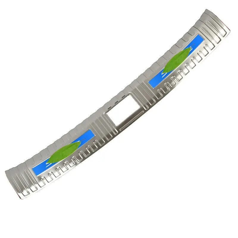 

Steel Silver Inner Rear Bumper Protector Guard Trim For Hyundai Santa Fe 19-2021