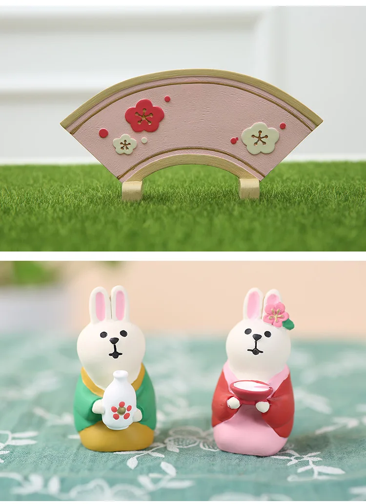 1 шт. японский стиль Kawaii Cat миниатюрные фигурки украшения для дома аксессуары Смола ремесло настольные украшения