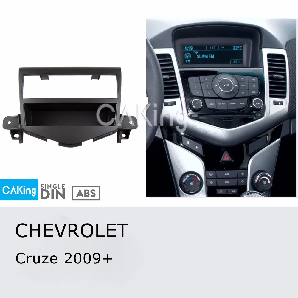 Одна Din Автомобильная фасция Радио панель для CHEVROLET Cruze 2009 + Dash комплект установка