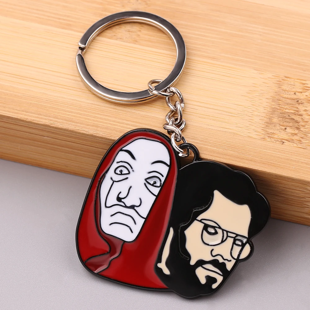 Брелок La Casa De Papel эмалированный металлический брелок для ключей с изображением