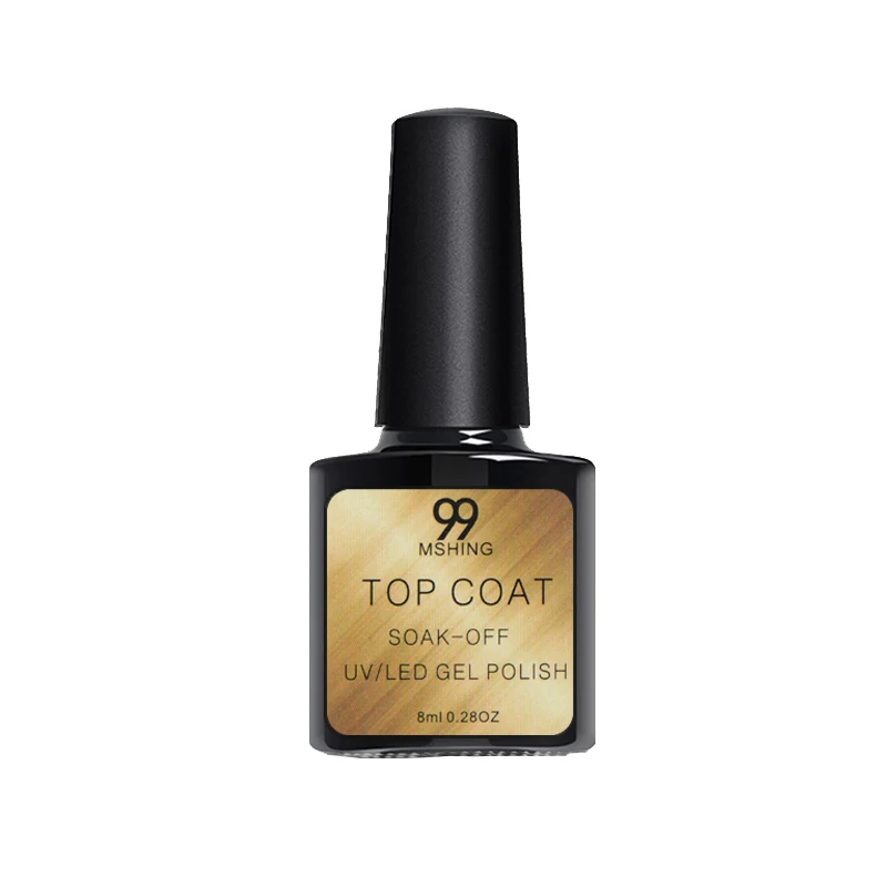 Top coat 8 мл УФ-гель для ногтей верхнее покрытие 2 шт. основа и верхнее покрытие Лаки гель для ногтей праймер длительное впитывание УФ гель для ногтей маникюр - Цвет: Top coat