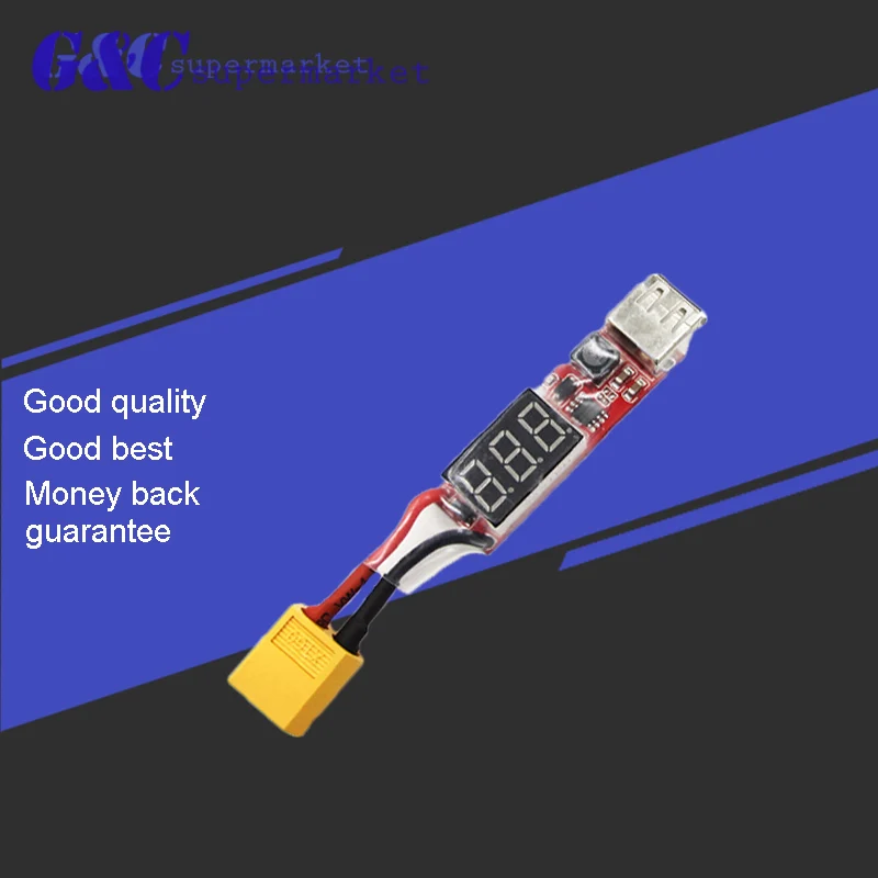 2S 6S Lipo батарея XT60 разъем к USB 5V 2A зарядное устройство конвертер адаптер для