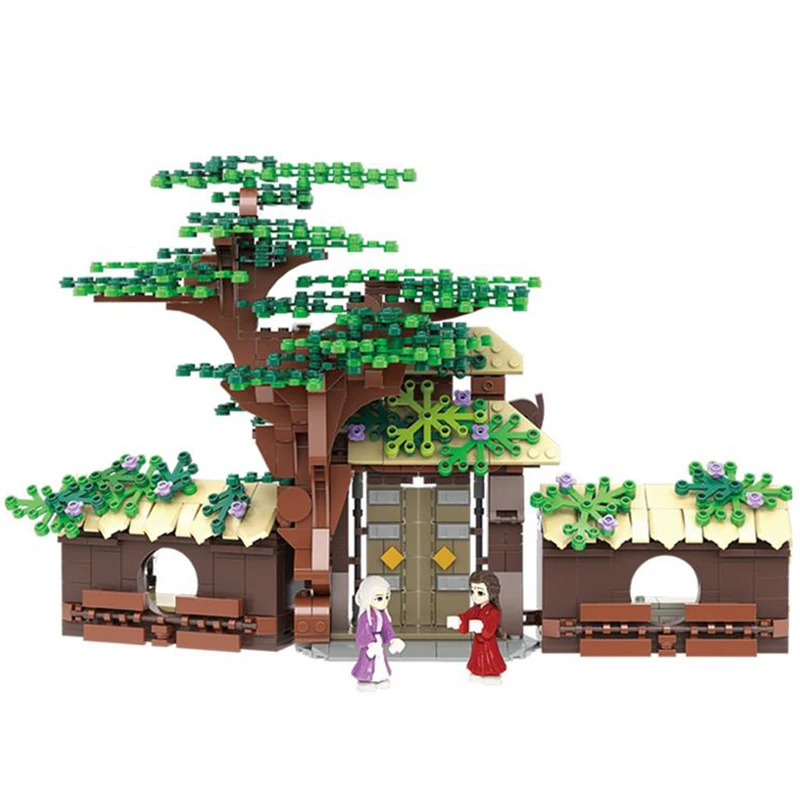 

Chinese TV Series Sansei III Fanyin Valley Mountain Gate MOC Model Building Block Set with minifigure Toys For children Gifts