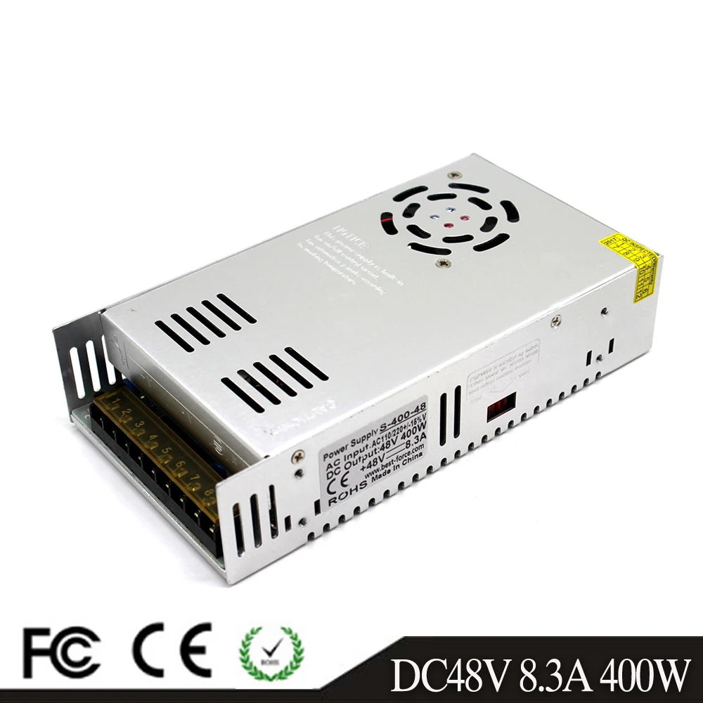Одиночный выход DC12V DC24V DC36V DC48V DC60V DC32V 400W переключатель питания Трансформаторы