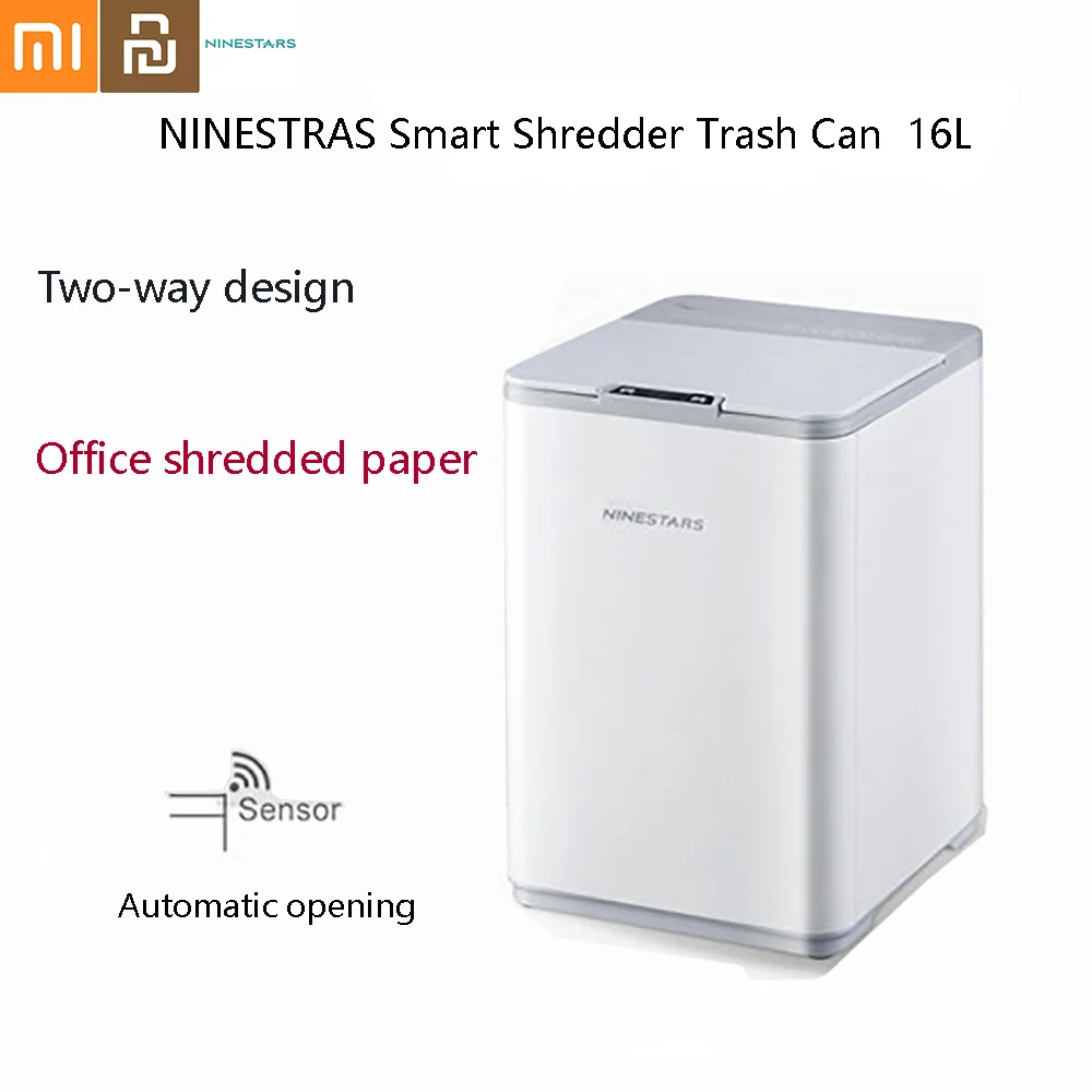 NINESTARS умная измельченная мусорная корзина индукционные мусорные корзины с