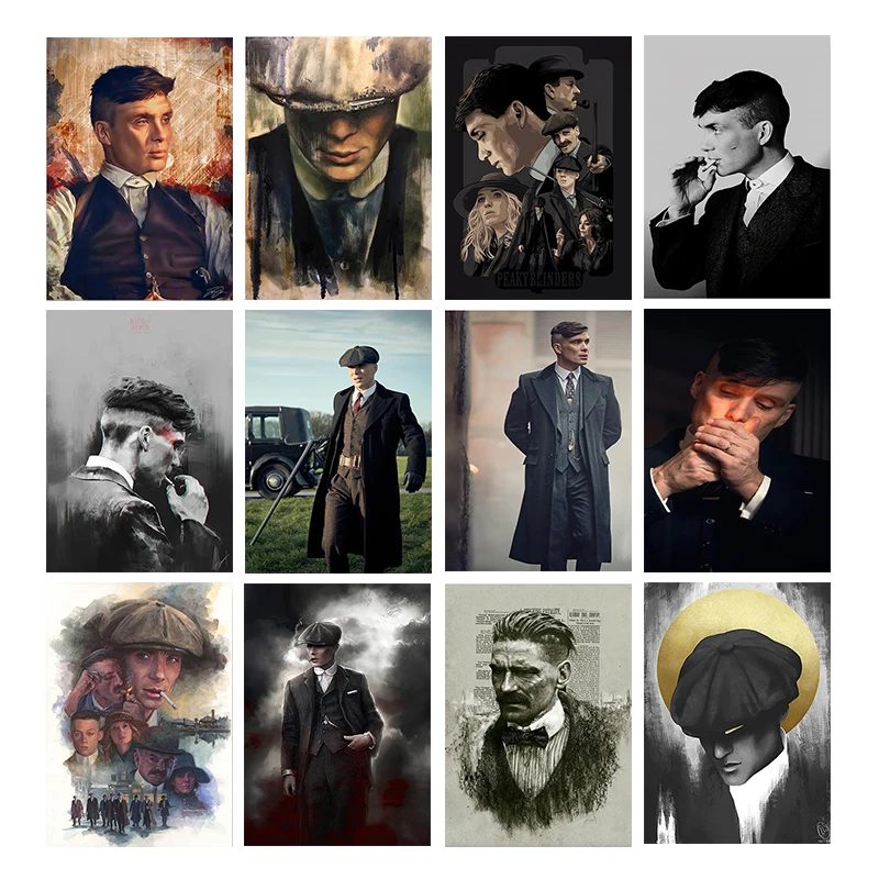 

Classic peak canvas painting blind movie posters and prints modern art print murals living room bedroom wall decoration cuadros