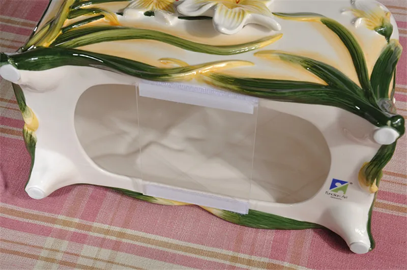 

European Luxurious Tissue Box living room Paper Towel Storage Box Container Napkins Holder Desktop Organizer decoration