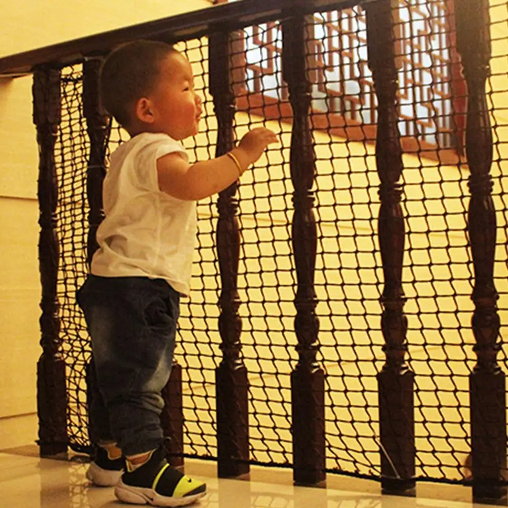

Baby Safety Fence Kid Stair Balcony Children Protection Rail Net Thickening Hand-woven Nets Toddler Security Gate Mesh
