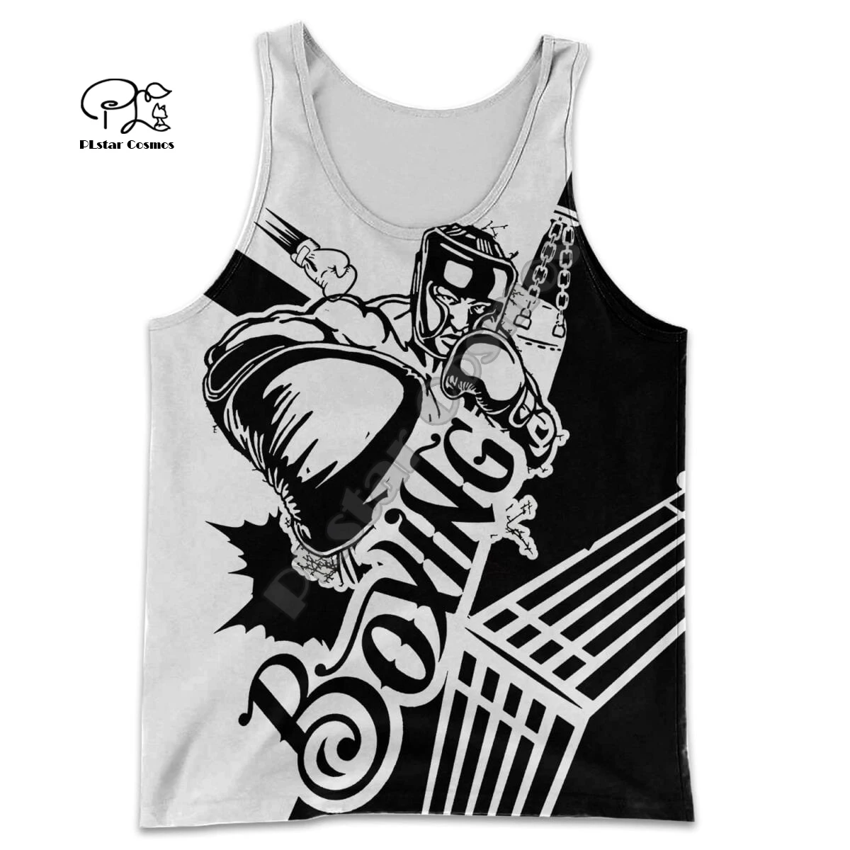 

PLstar Cosmos 3DPrint Summer Newfashion Boxing Anime Sport Art Funny Harajuku Tank Tops Vest Men/Women Unisex Sleeveless Fitness